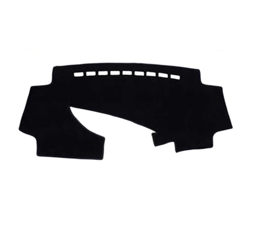 Alfombrilla para salpicadero RHD en negro con acabado premium para coche