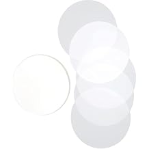 100PCS PVC Film Button Maker Mylar,75mm Buttons Maker Supplies,Badge Protective Films for DIY Crafts, Pin Buttons Fridge Magnets Cover Button Maker Parts
