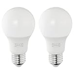 I-K-E-A SOLHETTA LED Bulb E27 470 Lumen, Globe Opal White + finchley Refill Pen Free