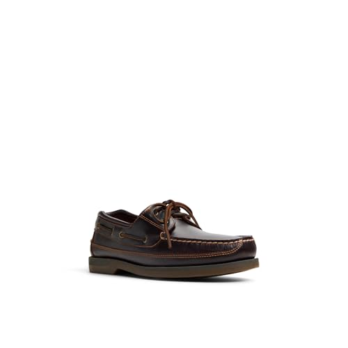 Sperry Men's Mako 2-Eye Boat Shoe, Amaretto, 102
