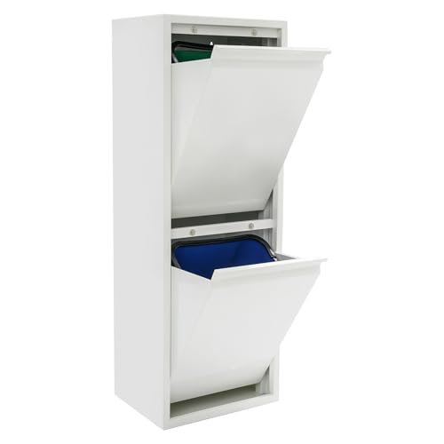 Gabinete Basurero Rectangular con 2 Canecas, 15 Galones miniatura 7