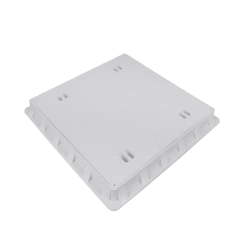 Uzman-Versand Tapa de pozo o alcantarilla, transitable, cubierta para conducto de inspección, clase A15, (70 x 70 cm)