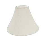 Aspen Creative 38003 Transitional Bell Shape Spider Construction Lamp Shade in Cream & Set of 1, 16' wide (6' x 16' x 12'), Collapsible