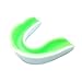 マウスピース ケース付き 格闘技 アイスホッケー ボクシング 空手 ラグビー アメリカンフットボール スポーツマウスガード 大人用 ティーンエイジャー用 アスレチックマウスガード (白と緑)