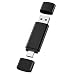 128GB USB Flash Drive USB 2.0 Portable Thumb Drive, Dual Interface Type C&USB Memory Stick for Phone, Laptop, PC