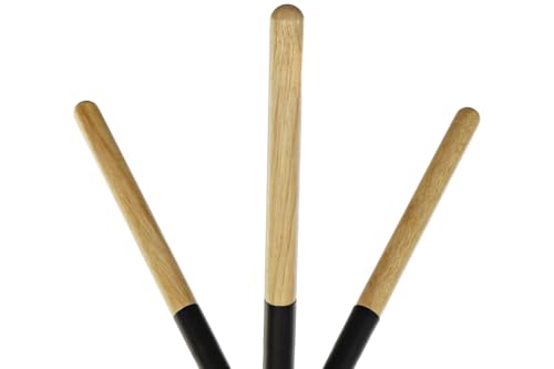 PERCHERO ACERO HEVEA/RUBBERWOOD 65X65X179 NEGRO