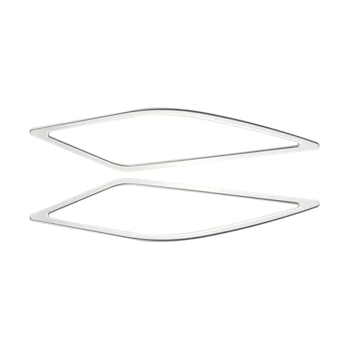OQRDVVTT Car Decoration Car Front Pillar Speaker Sticker For VW For Golf 7 MK7 7.5 2013-2019 2Pcs Stainless Steel Trim Cover Accessories
