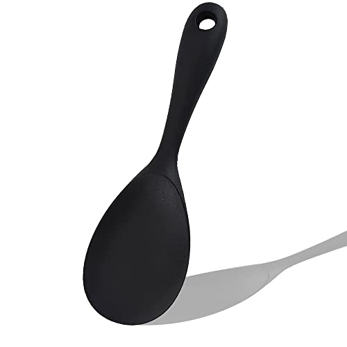Rice Spoon Silicone Rice Paddle Spoon- Non Stick Rice Paddle Spoon Rice Scoop High Temperature Resistant Works For Rice,Mashed Potato #TOP15