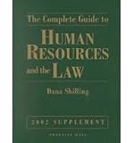 The Complete Guide to Human Resources and the Law, 2002 (Complete Guide to Human Resources & the Law Supplement)