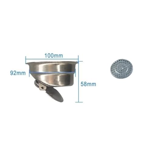 1 unidad de núcleo para desagüe de alcantarilla de acero inoxidable con junta (93-99 mm, acero 304) miniatura 2