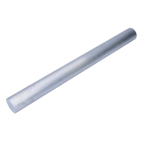 1 PCS Aluminum Solid Round Rod Lathe Bar Stock Assorted for DIY Craft Tool, Diameter 38mm Length 410mm