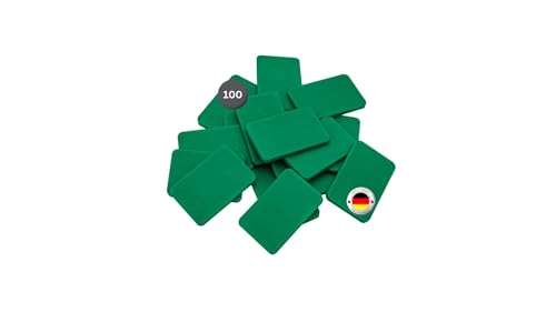 PRIMO24® Lot de 100 plaques d'espacement de qualité supérieure 60 x 40 mm - Plaques d'espacement multicolores en plastique (fabriquées en Allemagne) - Entretoises dans les tailles : 1,5, 3, 5, 10, 15
