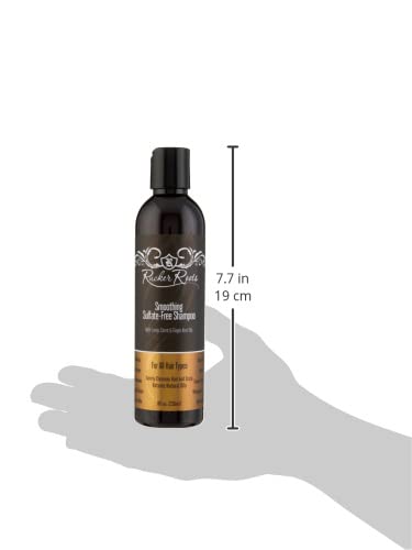 Rucker Roots Smoothing Sulfate Free Shampoo |Gengibre, Nabo, Óleos de Raiz de Cenoura| Para todos os