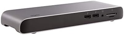 Elgato Thunderbolt 3 Pro Dock – With 50 Cm Thunderbolt Cable, 40Gb/S, Dual 4K Support, 2x Thunderbolt 3 (USB C), 4x USB 3.0, SD/Micro SD Card Reader, Audio I/O, Gigabit Ethernet, Aluminum Chassis.
