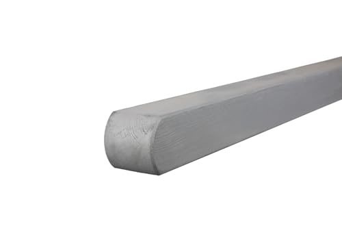 Werth-Holz Trondheim Toscana Milano Zaunpfosten Holzpfosten Pfahl Grau 9x9x190cm