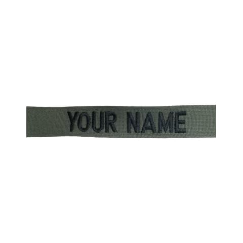 JSM Auto Marine Name Tape or Marine Tape, Sew-On (Without Fastener), Desert Marpat, Woodland Marpat, Black, OD Green, Desert Tan, White (OD Green) Cover