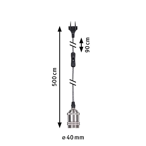 Paulmann Neordic Eldar Sospensione, Spina Grigio - 7