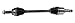 GSP NCV47020 CV Axle Shaft Assembly for Select 2011-14 Mazda 2 - Front Left (Driver Side)