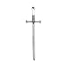 Antique Silver Alloy Pendants - Sword - 25mmx88mm - 20 PCS (JP295)