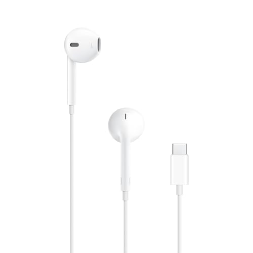 Image of Type-C Earphones for iPhone 16 Pro Max /16 Pro /16 Plus | Wired Headphones, USB with Mic & Volume Control, HiFi Stereo Sound Quality, MFI Certified, Compatible with iPhone 15 /iPad Pro