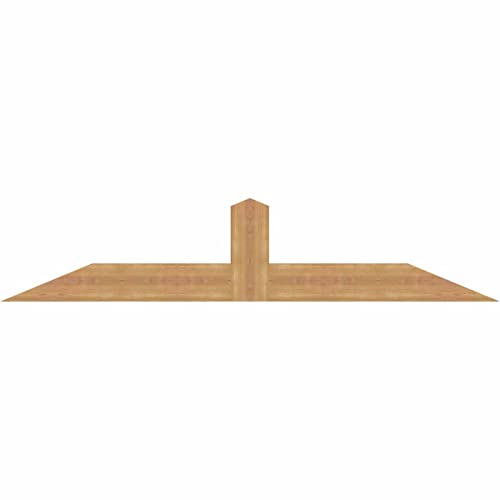 Ekena Millwork 72"W x 15"H x 1 1/2"D x 5 1/2"F, 5/12 Pitch, Portland Smooth Timber Gable Bracket, Western Red Cedar