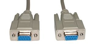 TE CONNECTIVITY AMP - 621850-2 - COMPUTER CABLE NULL MODEM 10FT BEIGE