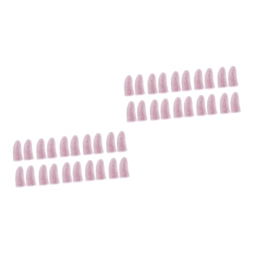 Healeved 26paires Manchons Doigts Fibre Pour Mobile De Manchons Tactiles Anti-friction Pour Jeux Vidéo Confortables Et Légers Couleurs De Bord Inférieures Aléatoires