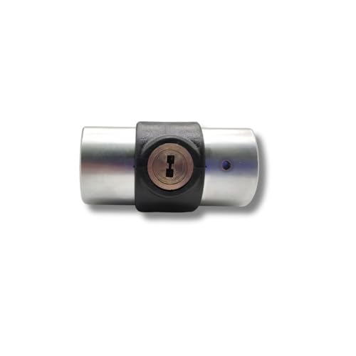 Image of Heavy Duty Keyed Lock | Hardened Steel Shackle Lock | Anti-Rust Security for Gate, Warehouse & Outdoor Use (ALT-30 Black (60MM))