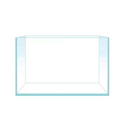 Maceteros para Pecera Acuario de Vidrio con Forma de Tortuga Rectangular, Estilo península, de Primera Calidad, Ultra Transparente, sin Bordes Decorativo