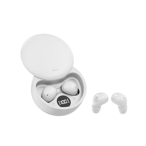 Mini in Ear Kopfhörer Kabellos Bluetooth Klein Unsichtbar Schlafkopfhörer für Kleine Ohren Sleep Headphones in Ohr Schlaf Kopfhörer zum Schlafen Seitenschläfer Ohrhörer Wireless Earbuds Bluetooth