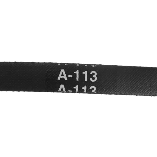 Image of uxcell 2pcs A113 or 4L1150 Classic Wrapped Rubber V-Belt, 113 inch(2870mm) Inside Circumference, A Profile V Belt