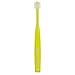 Brilliant Oral Care Baby Toothbrush with Soft Bristles and Round Head, for a Toddler Approved, Easy to Use All-Around Clean Mouth, Ages 0-2 Years, Yellow, 1 Pack