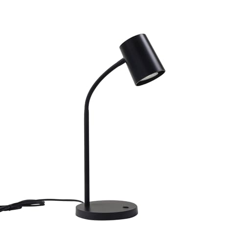 Preisvergleich Produktbild Lindby Tischlampe Radka (Modern) in Schwarz (1 flammig, GU10) - Tischleuchte Schreibtischlampe Nachttischlampe Arbeitszimmerleuchte