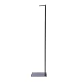 SSWBasics Adjustable Black Costumer Stand – Single Arm Clothes Rack - Retail Clothing and Garment Display Stand – Ideal For Showcasing Hanging Items In Thrift Shops, Boutiques and Retail Stores