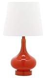 Safavieh Kids Lighting Collection Amy Orange Gourd 18-inch Bedroom Living Room Home Office Desk Nightstand Table Lamp (LED Bulb Included)