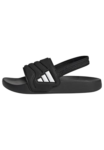 adidas Mixte enfant Adilette Estrap 2.0 Slides Children Sandal, Core Black/Ftwr White/Core Black, 29 EU