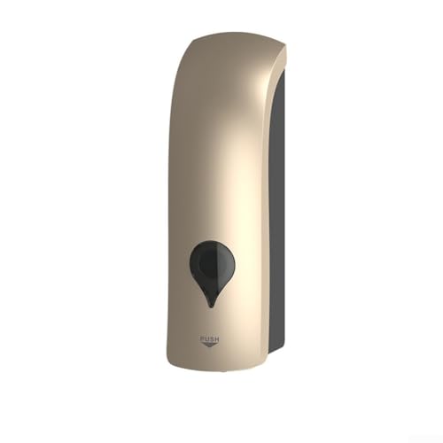 Wandmontiertes Pumpgerät für Flüssigseifen in Ihrem Badezimmer, platzsparender Komfort garantiert (1 × 300 ml Gold)