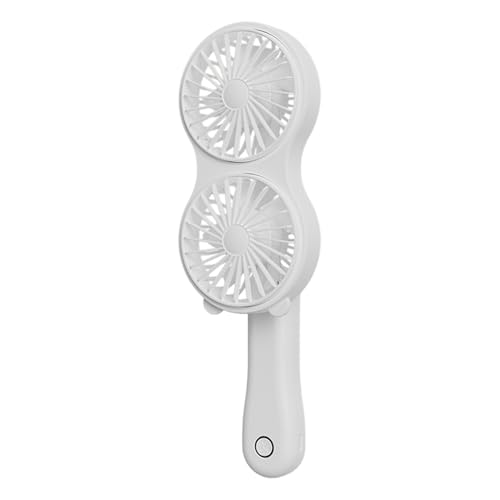 Genérico Ventilador Portátil De Mano - Ventiladores Personales Pequeños,Circulador de Aire Recargable por USB para Viajes Playa Bodas Gimnasio y Exteriores