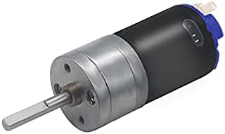 Hugwit Low Speed Permanent Magnet Gear Motor 12V Metal Gear Motor Speed Reduction 40-4545rpm Large Torque Mini Reducer Gearbox - (Speed(RPM): 12V 59 RPM)