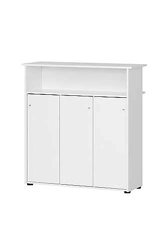 Schildmeyer Reno 400 701798 - Mesa de recepción, Color Blanco, 107 x 44 x 111 cm