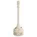 Eagle 1202BEI Galvanized Steel Poly Tube Cigarette Butt Receptacle, 2-1/2 gallon Capacity, 35" Height, 11" Diameter, Beige