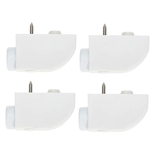 DIYEAH 4pièces Butées De Verrouillage De Fenêtre Lot Pour Portes Coulissantes Limiteur De Sécurité Antivol Serrure De Porte Coulissante