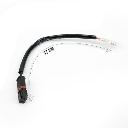 Image of Aharon Motorcycle 12V Cable Wire Extension /Adapter for LED Turn Signal Lights | Compatible with BMW Motorcycles | Bike Indicator Blinkers | Waterproof Indicator Light Connector Plug