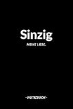 sinziger grill  Sinzig: Notizbuch, Notizblook, Notizheft, Notizen, Block, Planer  DIN A5, 120 Seiten  Liniert, Linien, Lined  Deine Stadt, Dorf, Region und Heimat