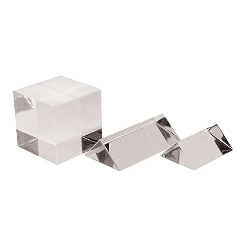 Image of United Scientific Supplies PAR050 Right Angle Prism, 25 mm Right Angle Side, 35 mm Hypotenuse, 50 mm Length, Acrylic