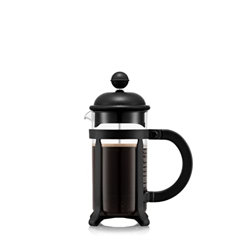 Bodum JAVA Cafetera de pistón, montaje y tapa de plástico, 3 tazas, 0,35 l, SAN