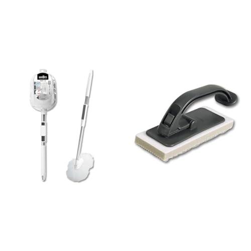 【セット買い】アズマ工業(Azuma Industrial) スマート 浴槽洗いFM 伸縮柄 本体 マグネット収納 水切れが良い お風呂掃除 浴室用ブラシ 全長51~69cm 拭き幅20cm sm@rt777 + 【オンライン限定カラー】 sm@rt スマ