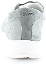 BZees Womens Golden Knit Slip-On Sneaker Grey 7.5 W | Image 3