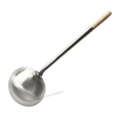 Sunrise Kitchen Supply Commercial Grade Wok Ladle 18" (#2)