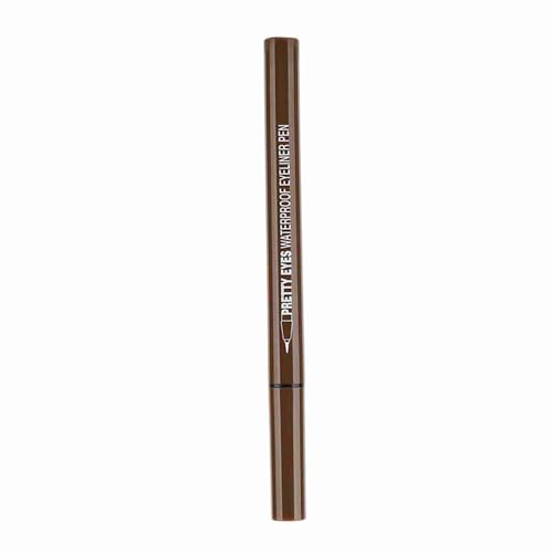 Delineador líquido de textura suave color marrón claro miniatura 3